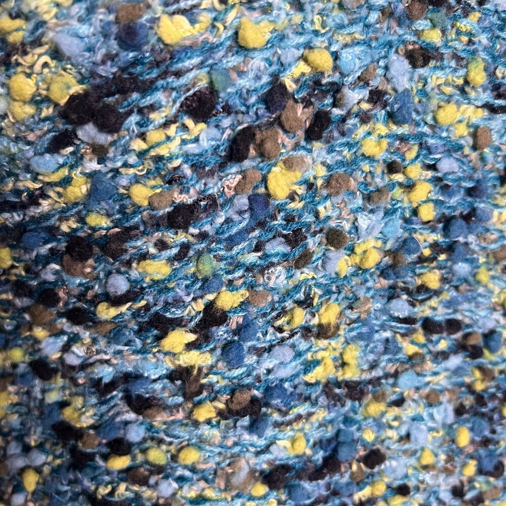 Ruby Rd Size Medium Open Front Blue Boucl Knit Ve… - image 5